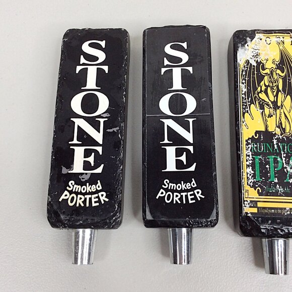 Lot of 5 Stone Brewing Tap Handles Suede RuinTen Smoked Porter Double Bastard - Picture 5 of 8